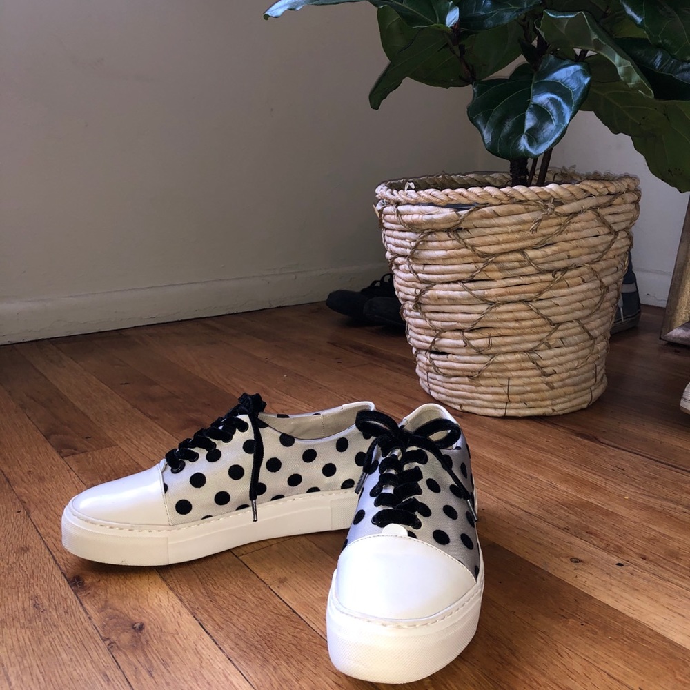 AGL Polka Dot Platform Sneakers